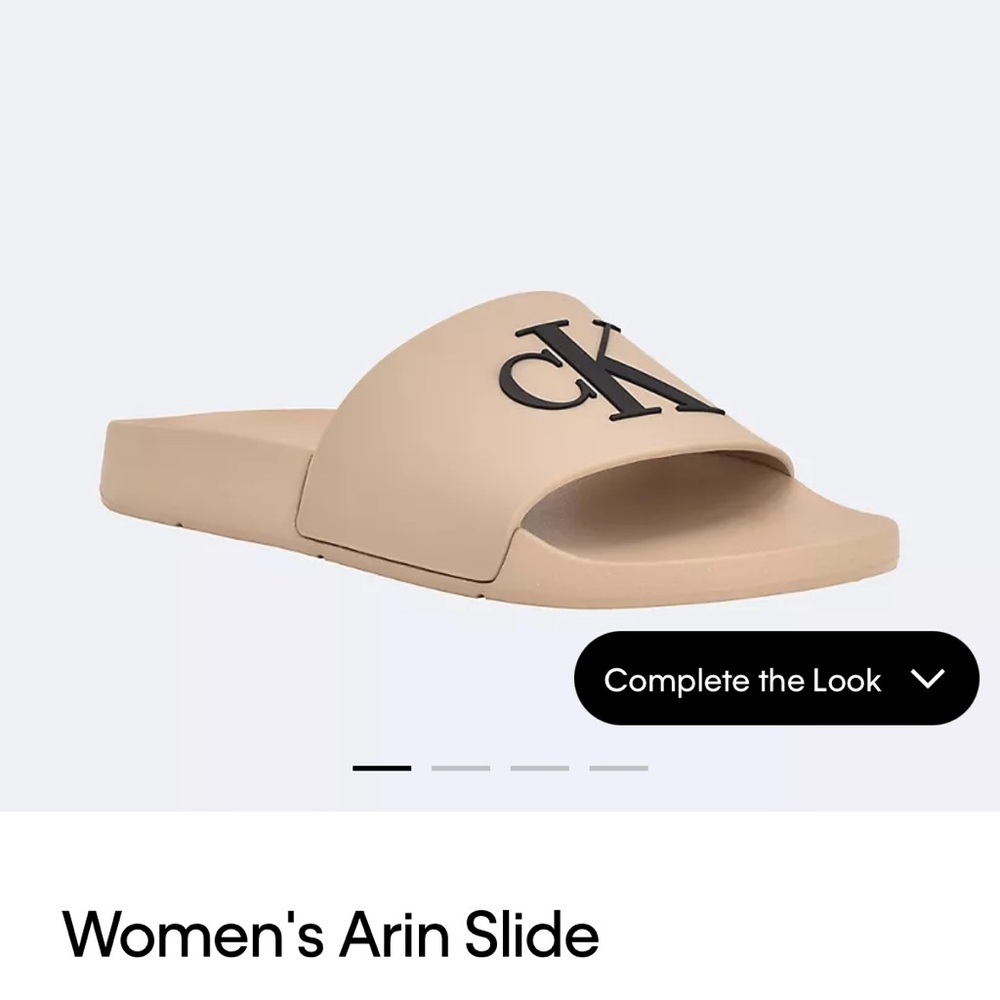 Calvin Klein Women’s Arin slides, size 5